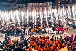 Espectáculo piromusical en el cierre de las Ferias y Fiestas de Guadalajara 2025