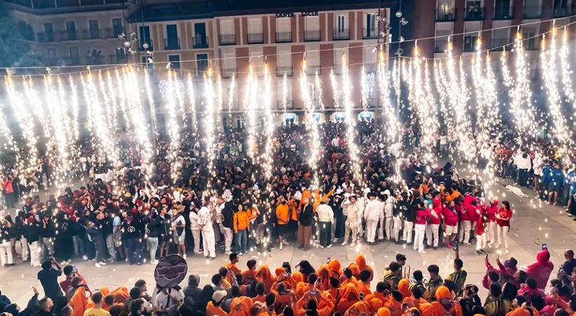 Espectáculo piromusical en el cierre de las Ferias y Fiestas de Guadalajara 2025