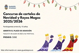 Portada del Concurso de carteles de Navidad y Reyes Magos 2025/2026
