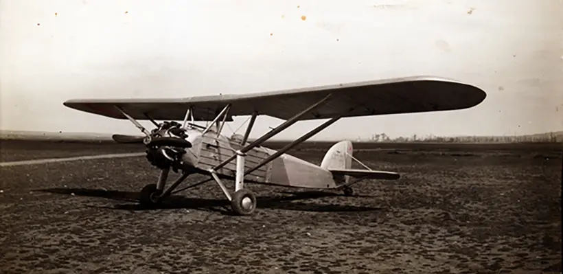 Prototipo del Aeroplano E-30, fabricado en Guadalajara por la compañía española Hispano-Suiza