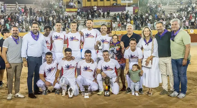Entrega de premios en el Campeonato de España de Recortadores