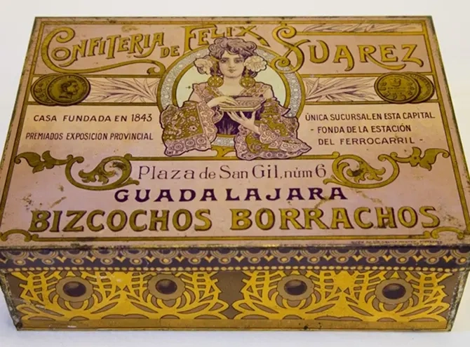 Caja de bizcochos borrachos de Guadalajara