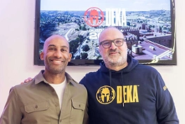 El concejal de Deportes, Armengol Engonga, presenta la nueva edición junto al director del evento, Ángel Sanz