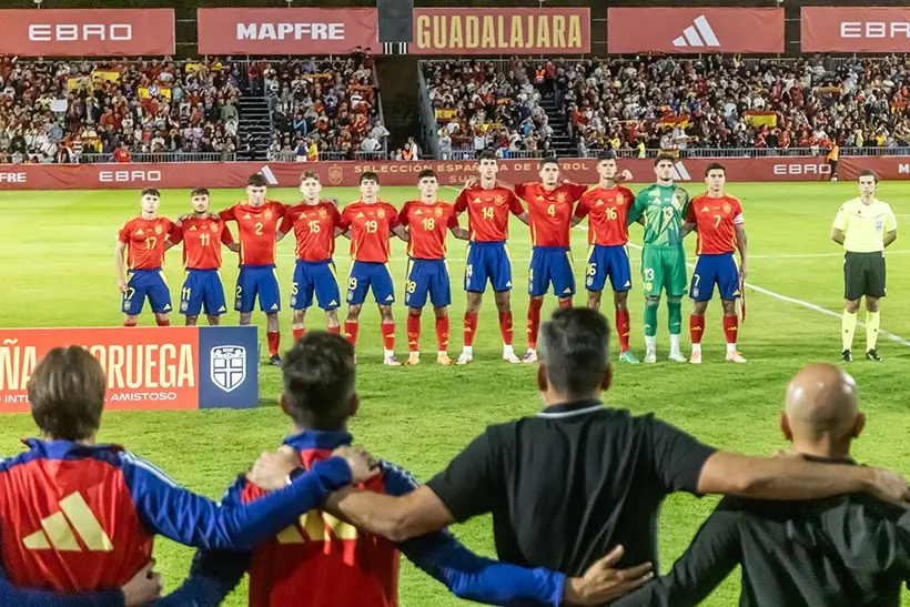 Presentación del equipo de selección sub-21 ante Noruega