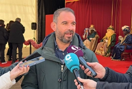 Santiago López Pomeda, concejal de Festejos durante la rueda de prensa