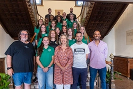 Recepción al equipo femenino del Dínamo Guadalajara