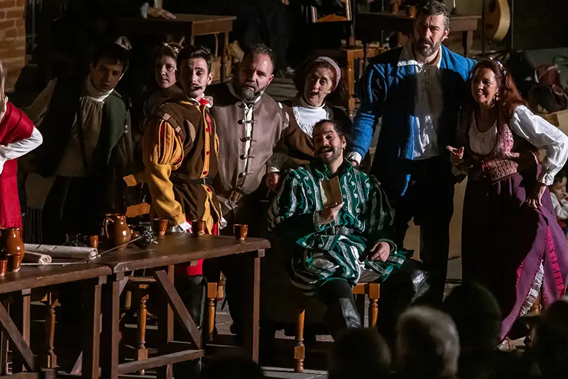 Escena de la 35ª edición del Tenorio Mendocino