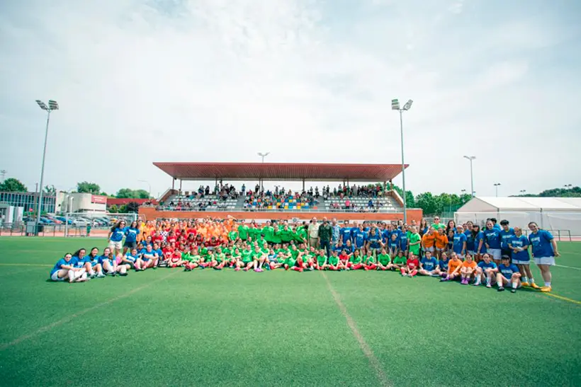 Participantes en el II Encuentro de Fútbol Femenino Ciudad de Guadalajara