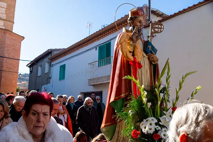 Procesión de San Blas de Iriépal