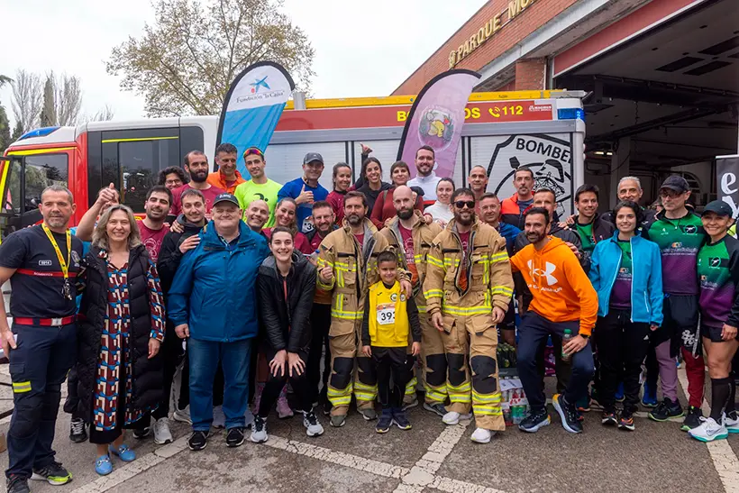 Participantes en la XXIII Carrera de los Bomberos de Guadalajara