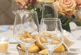 Mesa de evento en el Restaurante Alcarria