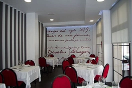 Comedor del restaurante Dávalos
