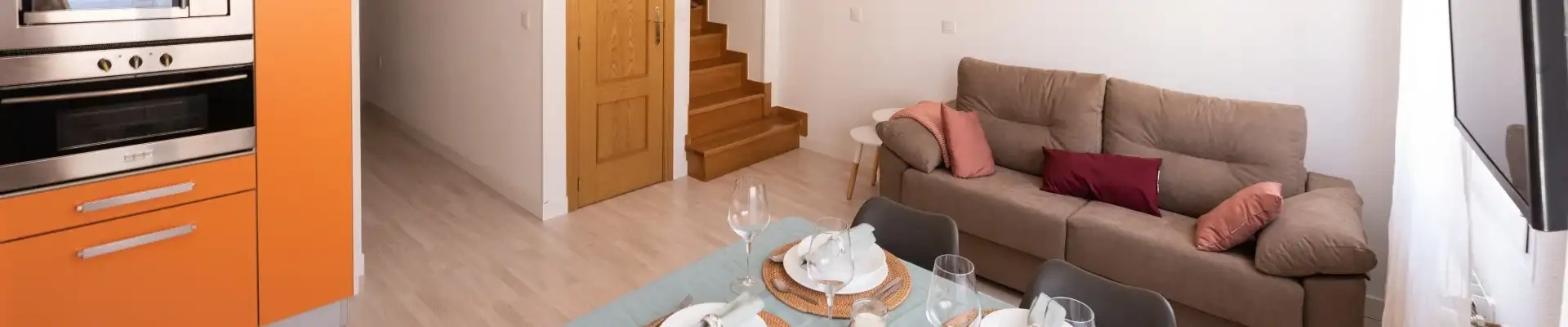 Salón-comedor del apartamento de La Merced