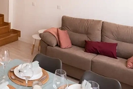 Salón-comedor del apartamento de La Merced