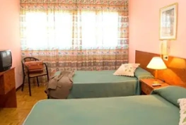 Habitación doble del Hostal Can-Vic II
