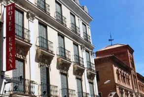 Fachada del Hotel España**