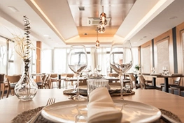 Comedor del restaurante Quinta Hayara
