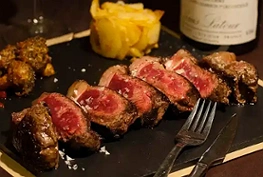 Especialidad de carne en el restaurante El Buen Vivir