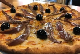 Pizza del restaurante La Pasta