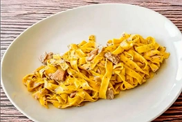 Plato de pasta del Ristorante Trattoria Giovani Fratelli