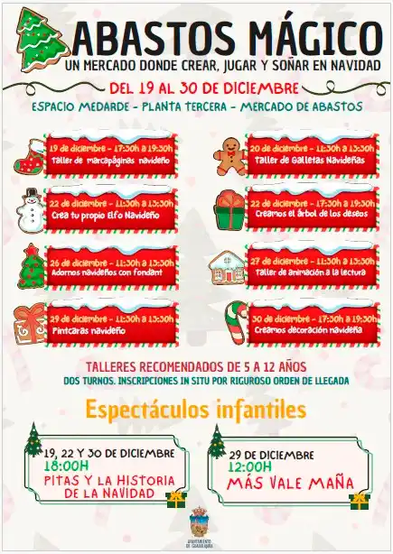 Cultura impulsa la conciliación familiar y el comercio local con la programación navideña