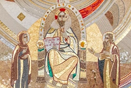 Fresco del interior de la Iglesia de El Salvador