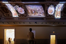 Frescos del interior del Museo de Guadalajara