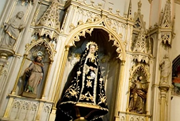 Interior del Santuario de la Antigua