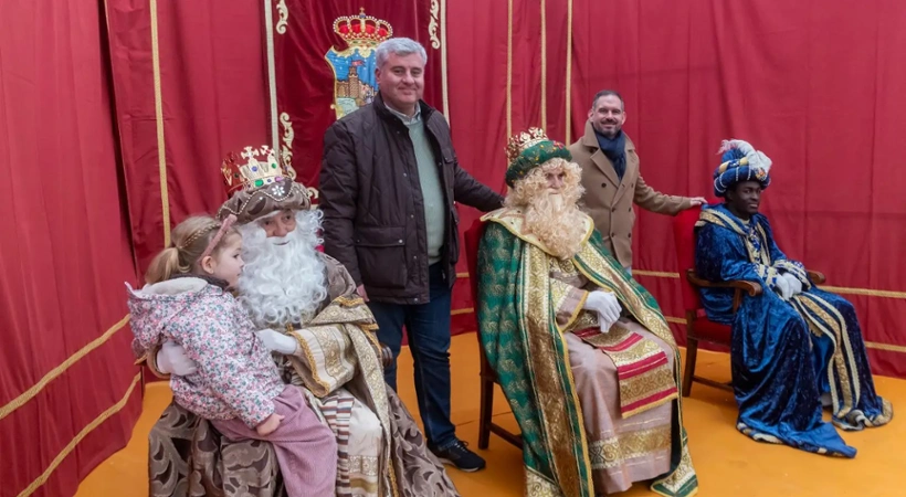 Recepción de Sus Majestades los Reyes Magos en Guadalajara