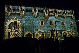 Guadalajara, Corazón de la Navidad, videomapping que ilumina el Palacio del Infantado