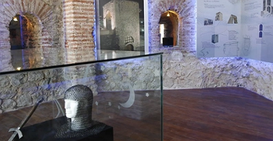 Interior del Torreón de Álvar Fáñez