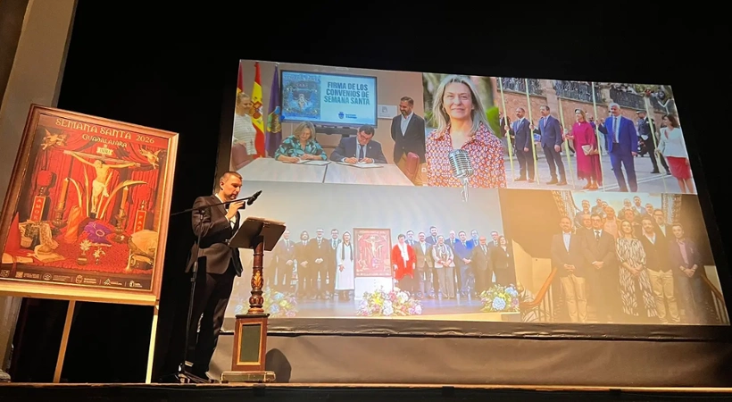 Presentación de la Semana Santa alcarreña en Medina de Rioseco