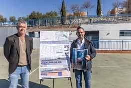 Santiago López Pomeda, concejal de Infraestructuras, en la presentación