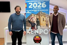 Armengol Engonga y Óscar Lafuente López durante la presentación