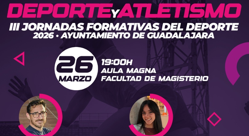 Deporte y atletismo: III Jornadas formativas del deporte 2026, Ayuntamiento de Guadalajara